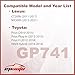 EPAuto GP741 (CA10741) Hybrid Engine Air Filter, Replacement for Toyota Prius, Prius V, Prius Plug-In, RAV4 Hybrid, Lexus CT200h, NX300h – Fits Select Models 2010-2021