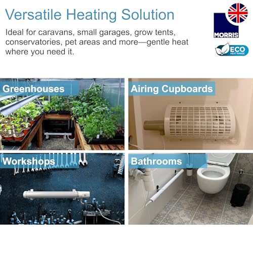 Morris Tubular Heater 1ft, 2ft, 3ft, 4ft Tube Heater Green house Bathroom Conservatory (1FT-60w) - Image 5