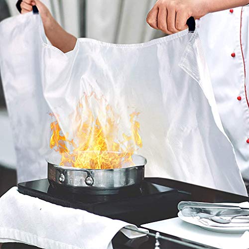 Emergency Fire Blanket for Survival Kitchen Fireplace Welding Camping Fire Suppression Fiberglass Safety and Insulation Cover