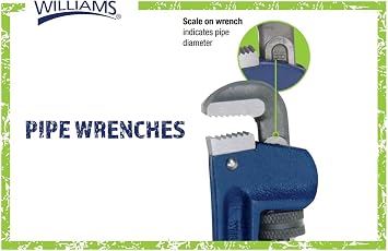Williams 13500 Aluminum Pipe Wrench, 8-Inch