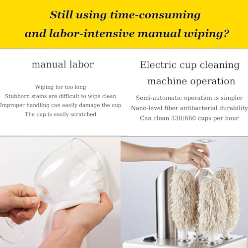 Polisseuse électrique commerciale avec chauffage, brosse en coton à haute vitesse pour bars, restaurants et hôtellerie, outil de nettoyage efficace