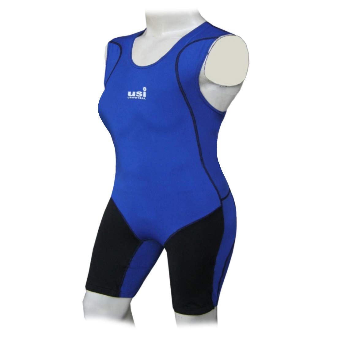 usi universal the unbeatable USI UNIVERSAL Weight Lifting Suit For Women, 419wtw Weight Lifter Suit For Women, Powerlifting Singlet Weightlifting Softsuit Lightweight, Breathable & Durable (Blue, XS)-picture-12