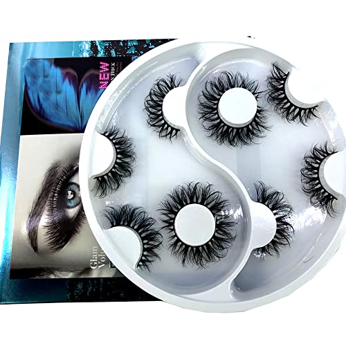 2021 New 25mm 3D Faux Mink Hair Cross False Eyelashes 5 Pairs Long Eye Lashes Handmade Thick Makeup Beauty Extension Tools (WX-18) image 2