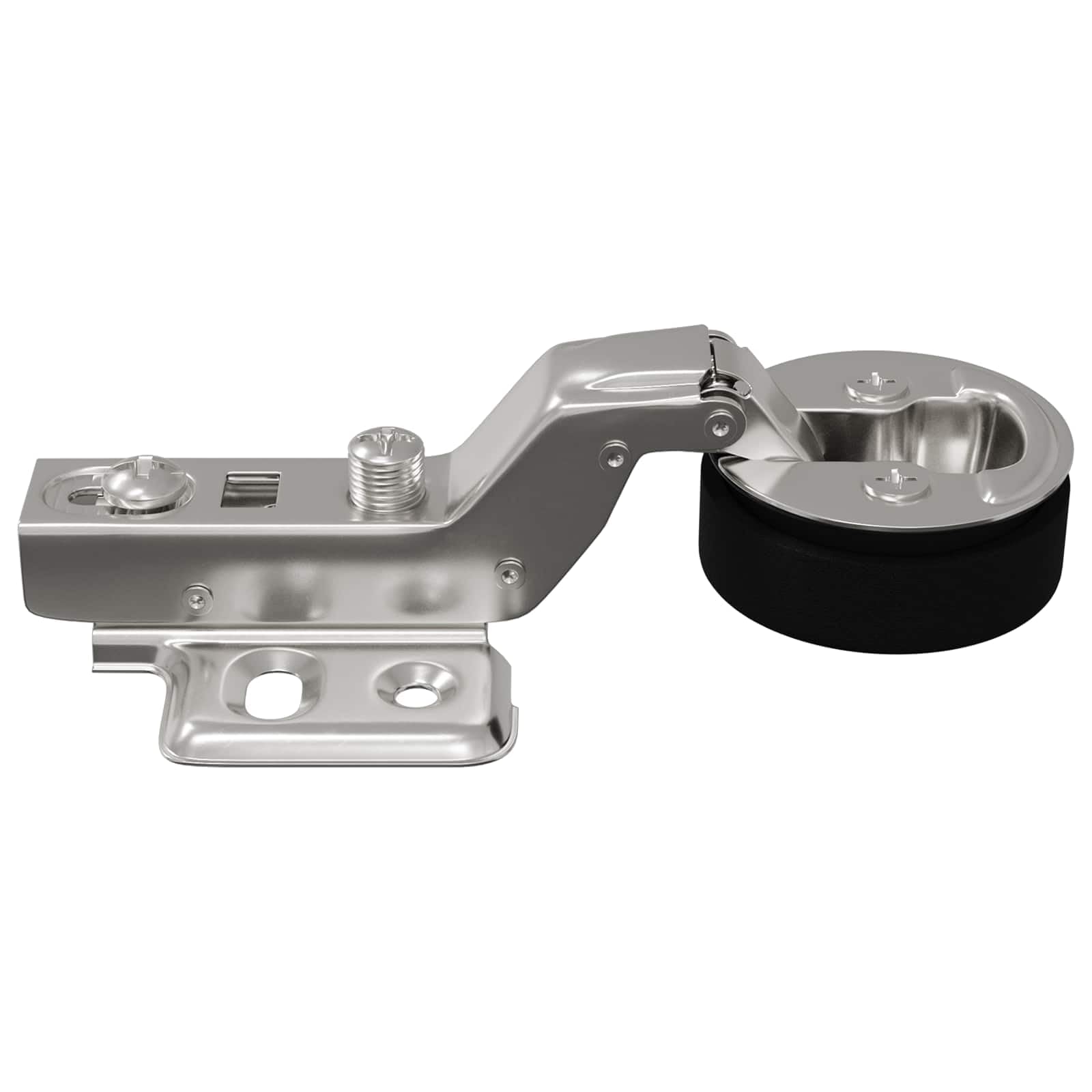 12 cerniere per mobili, 35 mm, argento, in ferro, cerniera idraulica con ammortizzazione Soft-Close, per ante di armadi