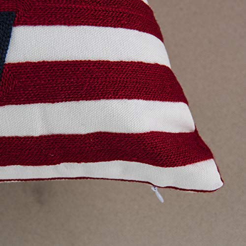 Taisier Home Nautical Sailing Boat Throw Pillow Cover Blue Anchor Sailboat Pillowcase Set of 2 Decorative Cushion Cover for Home Office Car Sofa Couch (Navy Red, 18 x 18 Inch) - Image 6