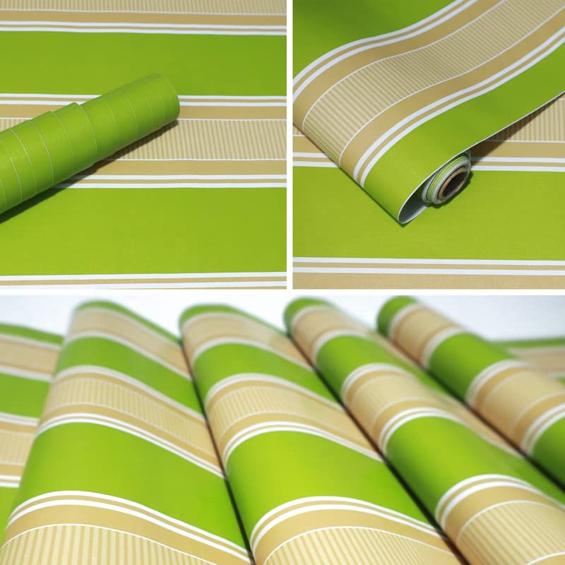 Wallmonks Lines & Stripes Green Wallpaper for Walls(45cm x 300cm) | Self Adhesive Vinyl Wallpaper DIY Wall Stickers (B0B4JP1DHD) Amazon Price History, Amazon Price Tracker