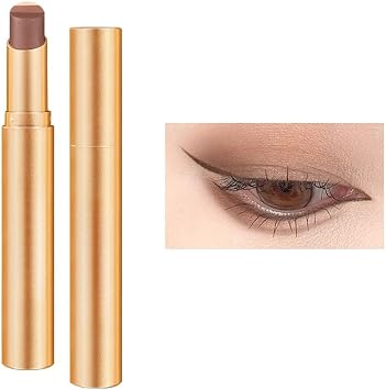Gradient Eye Shadow Stick, 3 Colors, Natural Makeup, Waterproof, Wont Crack, Cream Texture, Stretches, Dual-Use Eyeliner, Pearl Scent Gloss All-in-One Concealer Travel Size 01# Matte Earth