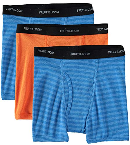 Fruit of the Loom Boys' Boxer Brief (Pack of 3) (Small, Assorted Colors)2
