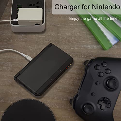 Image of Toxaoii 3DS Charger, 3DS XL Power AC Adapter Compatible with Nintendo 3DS, 3DS XL, 2DS, 2DS XL, DSi, DSi XL, Home Travel Charger Wall Plug Power Adapter (100-240v)