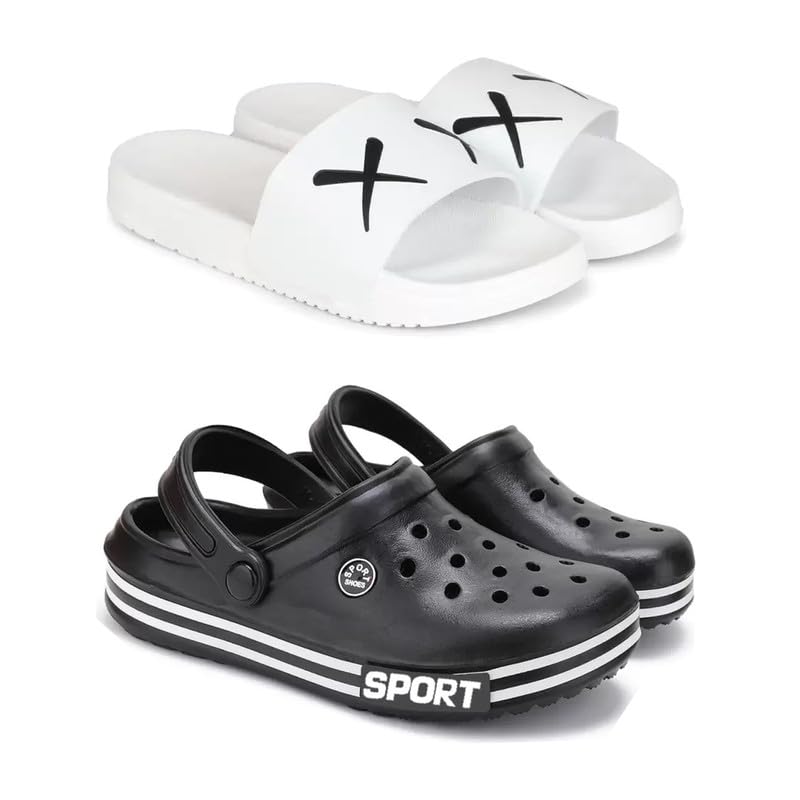 WINGSCRAFT-Lightweight Classic Clogs | Sandals |Slider Adjustable Back Strap for Men-Combo(2)-3029-3014-picture-31