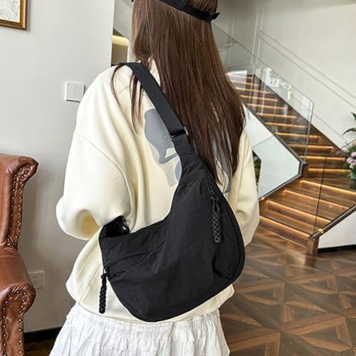 Women Crescent Crossbody Bag Large Capacity Hobo Sling Bag Lightweight Sling Bag3