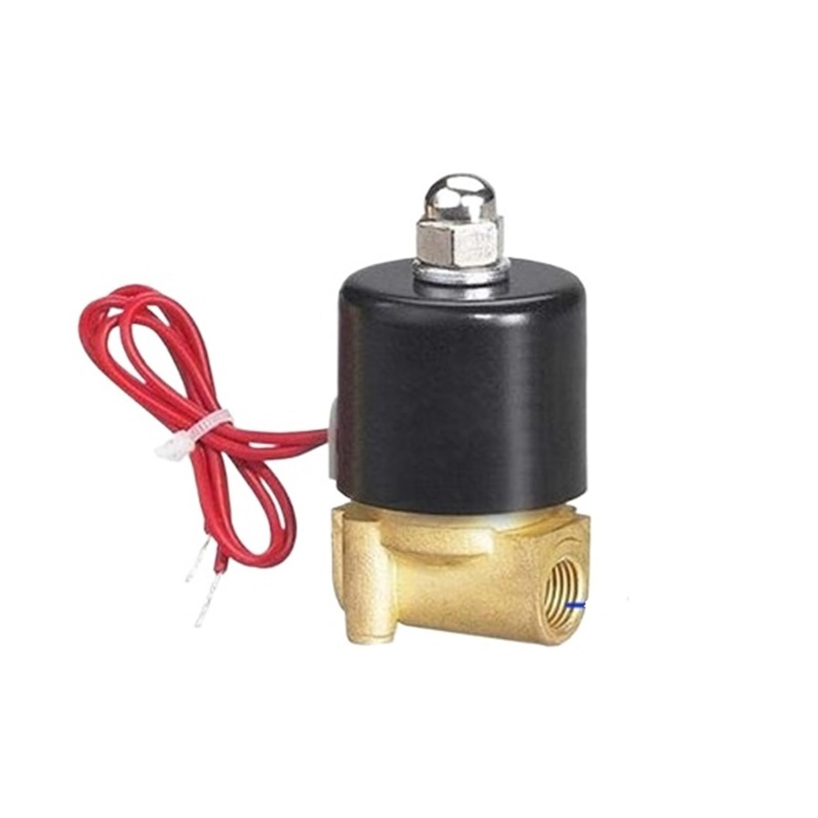 UWUKCJOKQ 2W025-08 1/4" 2 Position Port 12V Air Solenoid Valve Pneumatic Control Water DC12V DC24V 220V