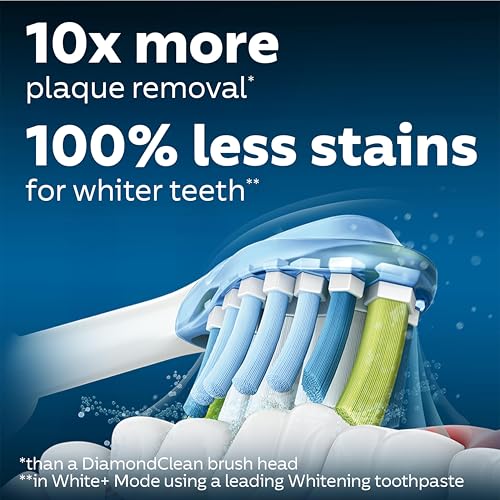 philips sonicare genuine c3 premium plaque control toothbrush heads one year supply 2 brush heads black hx904495