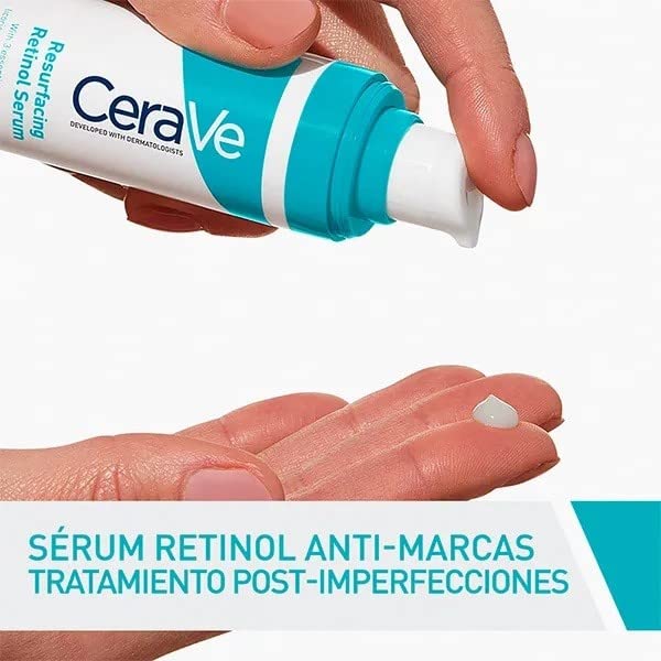 CeraVe Hautbilderneuerndes Retinol Serum, Gesichtsserum für ebenmäßige Haut und aufgehellte Pickelmale, Mit Ceramiden… - Image 4