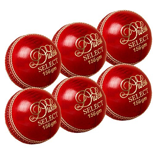 6 x Dukes Select Match Cricket Balls 156g Mens by Select