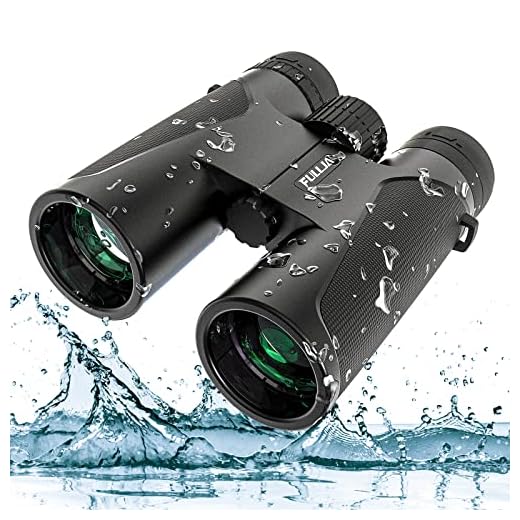 12×42 HD Bird Watching Binoculars for Adults - Small Waterproof Lightweight Binoculars with Low Light Vision, Easy Focus Binocular for Hunting, Hiking, Travel, Outdoor Sports, Best Gift for Woman