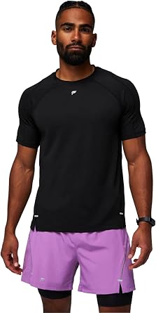 Fabletics Mens The 02 Tee, Performance Running, Jogging, Training, Ultra Lightweight, Reflective, Breathable
