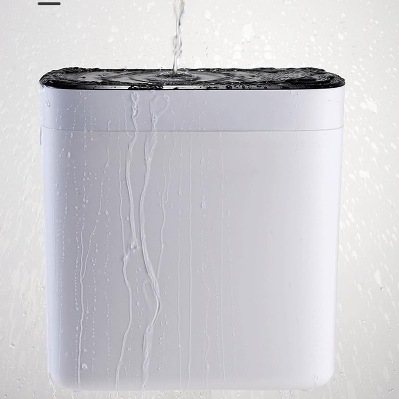 PP Material Automatic Packaging Garbage Bin Intelligent Sensing Household Bathroom Trash Cans