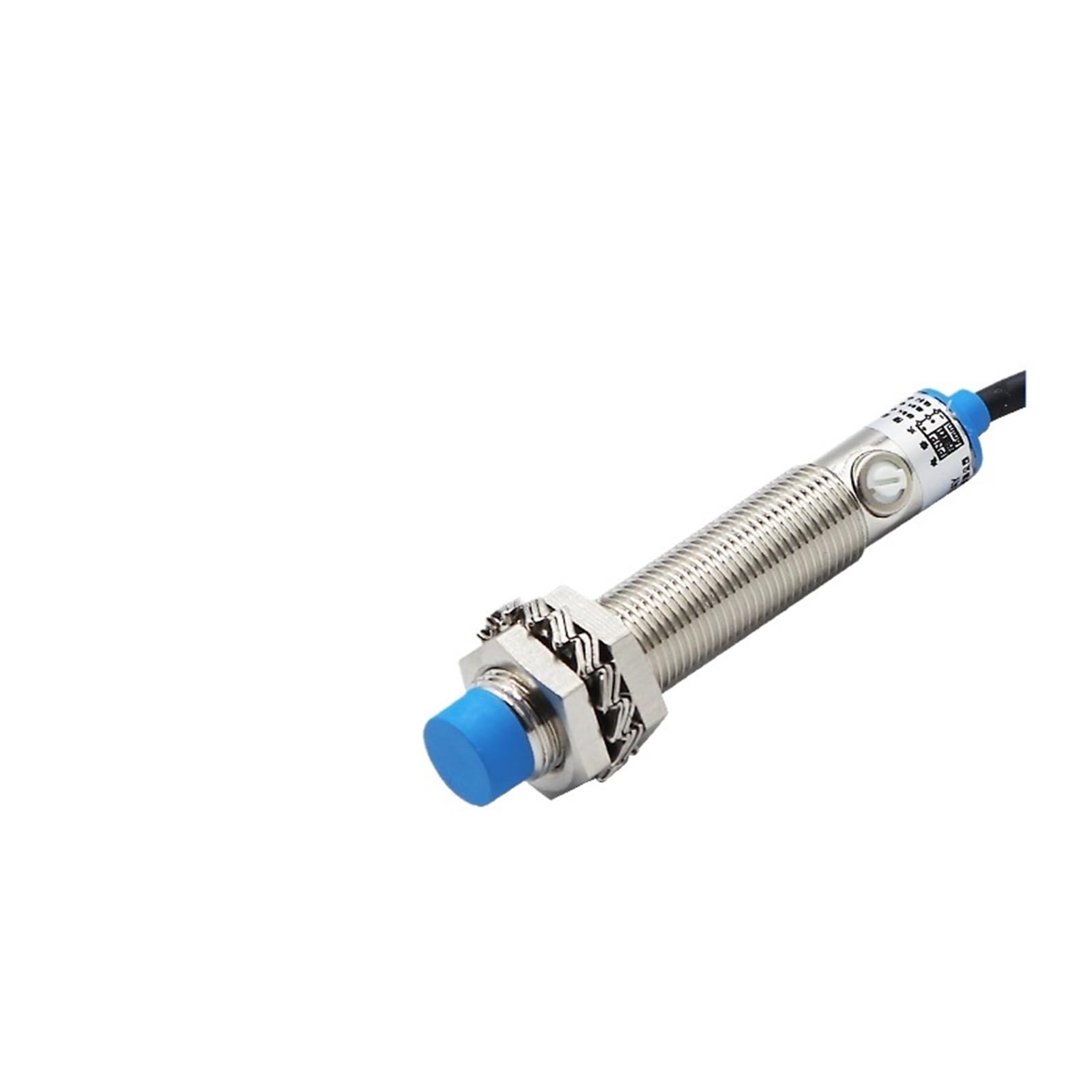 PXQCHAVLN M12 capacitive Proximity Switch Liquid Level Sensor detects Metallic in Plastic Feed LJC12A3-A Series Shielded unshielded(Non-shield,PNP NO)