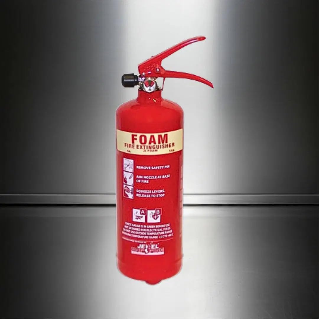 2L Fluorine-Free Foam Jewel Fire Extinguisher | Class A & B Fires | BS EN3 Kitemarked | Wall Mount Bracket