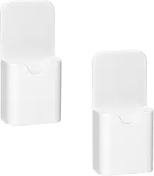 2 porta-canetas magnéticas para geladeira, organizador de marcadores de ímã forte, suporte de lápis apagável a seco para geladeira, quadro branco, armário, escola, casa, escritório (branco)
