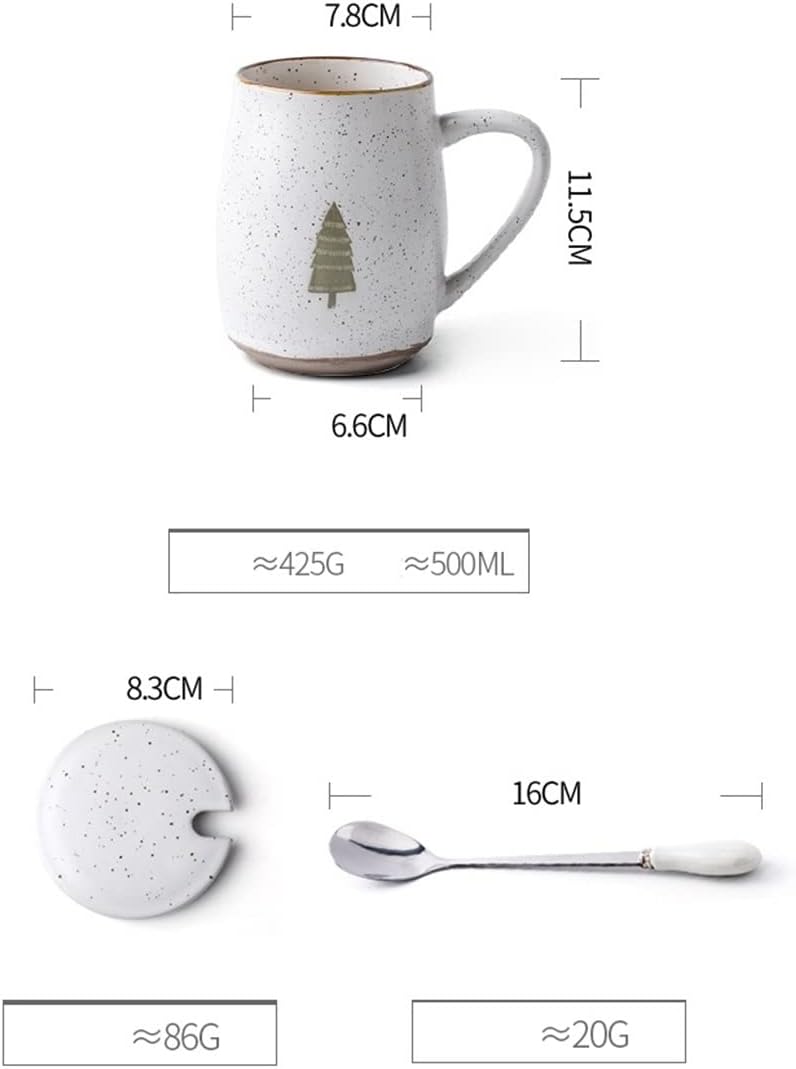 European Christmas Mug Retro Golden Cup Mouth Bone China Coffee Couple Ceramic