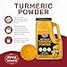 Spicy World Turmeric Powder 5 LB Jar – Gluten Free, Bulk Turmeric with Curcumin, Ground Haldi Spice for Cooking, Pure Curcuma Longa, Non-GMO