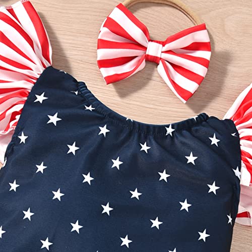 Image of Toddler Girl Baby Ruffles Mermaid Fish Scale Swimsuit One Piece Swimwear Bathing Sunsuit