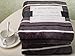 Caitlin White Throw Blanket for Couch/Sofa/Bed, Luxury Super Soft Microplush Velvet, 50"x60", Grey Stripe