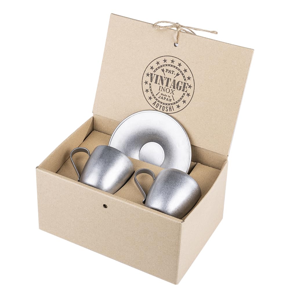 Amazon.com: VINTAGEINOX Vintage Inox DW Cup & Saucer, Gift, Made