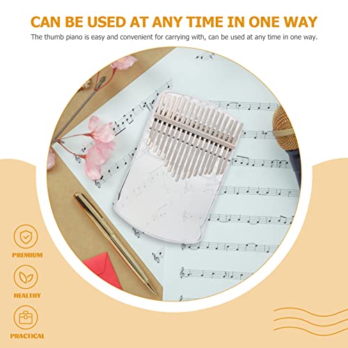 BIENKA 1 Set Kalimba Pouce Piano 17 Touches Cristal Acrylique Doigt Piano Main Piano Marimba Portable Instrument De… - Les Beatles, Paul McCartney, John Lennon, RIngo Starr, George Harrison BIENKA 1 Set Kalimba Pouce Piano 17 Touches Cristal Acrylique Doigt Piano Main Piano Marimba Portable Instrument De… – Image 7