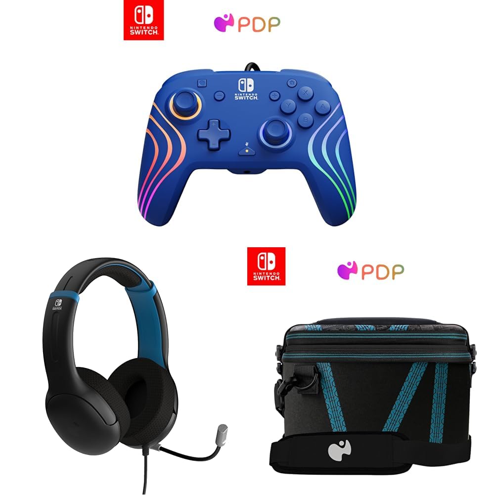 Amazon.com: PDP Afterglow Wave Wired Nintendo Switch Pro