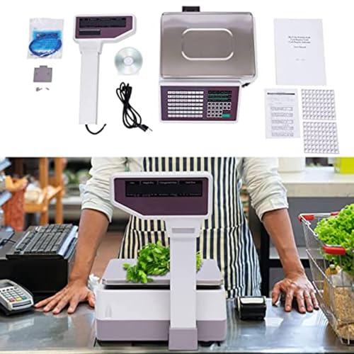 Báscula electrónica de código de barras 30Kg miniatura 7