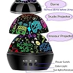 MINGKIDS Night Light for Kids,2 in 1 Rotating Projector Lamp with Dino&Vehicles Theme,2 Ways to Charge,Baby Night Light Ceiling Projector for Bedroom Kids Room Decor - Image 5