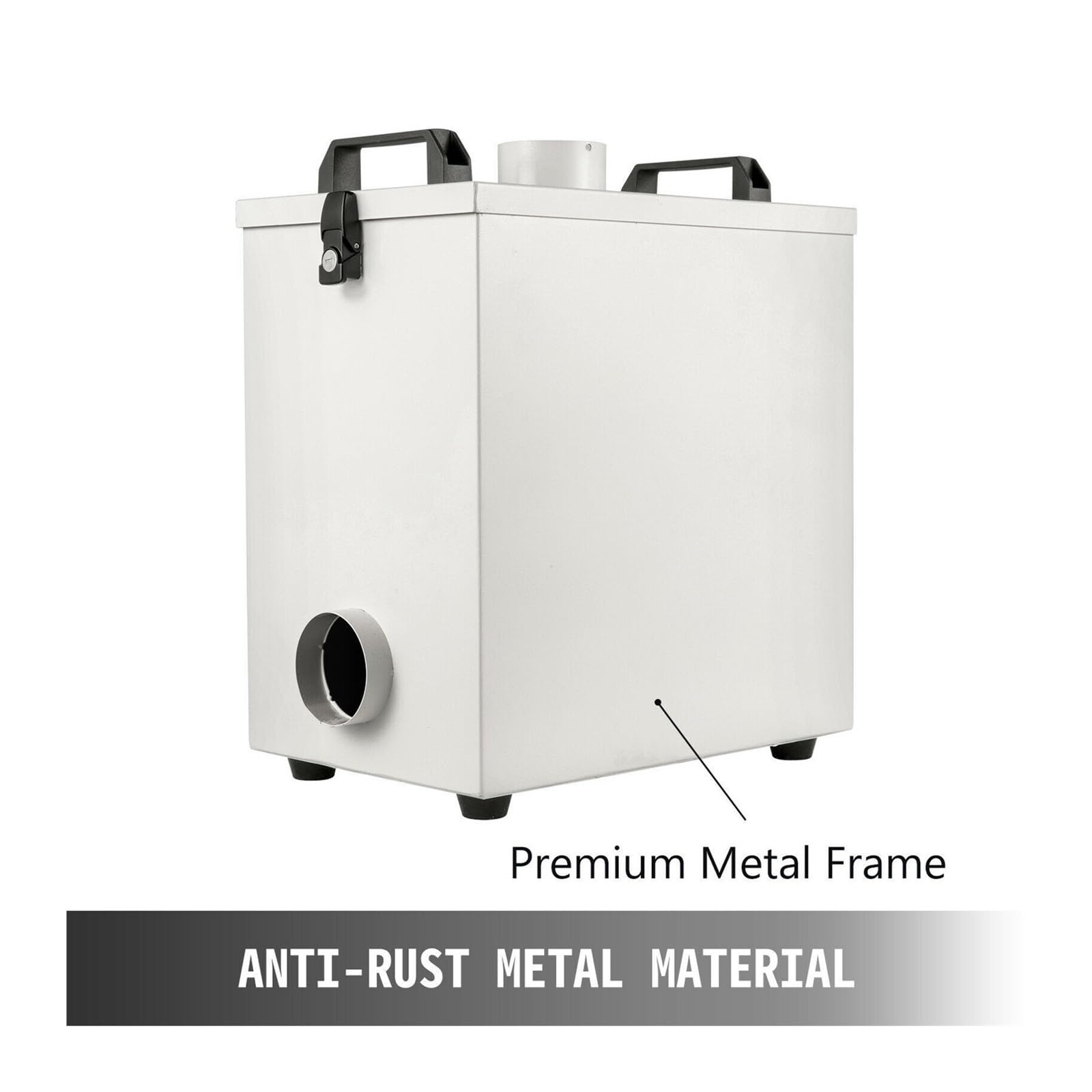 Estrattore di fumi purificatore d'aria da 80 W, 180 m³/h, a basso rumore, for la rimozione serrande metalliche for macchine for incisione CNC CO2 Per uso fai da te