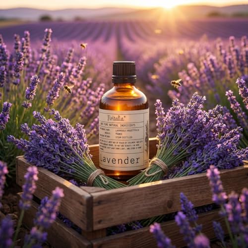 Aceite Esencial de Lavanda 4 Fl Oz con Gotero de Vidrio miniatura 4