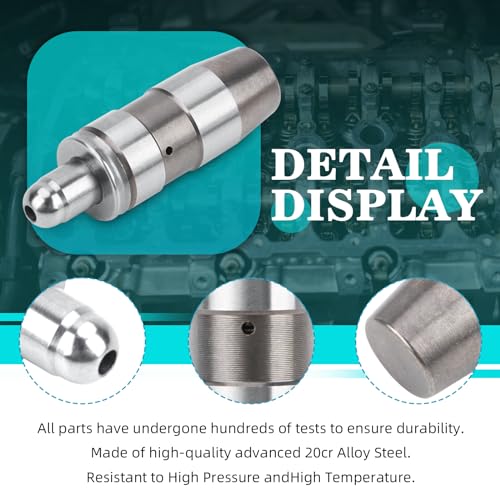 Image of 53020742AC 53021077 Rocker Arms Valve Lifter Kit Compatible Chrysler Aspen Dodge Nitro Durango Dakota Jeep Liberty Grand Cherokee Commander 3.7L 4.7L (16 Pcs)