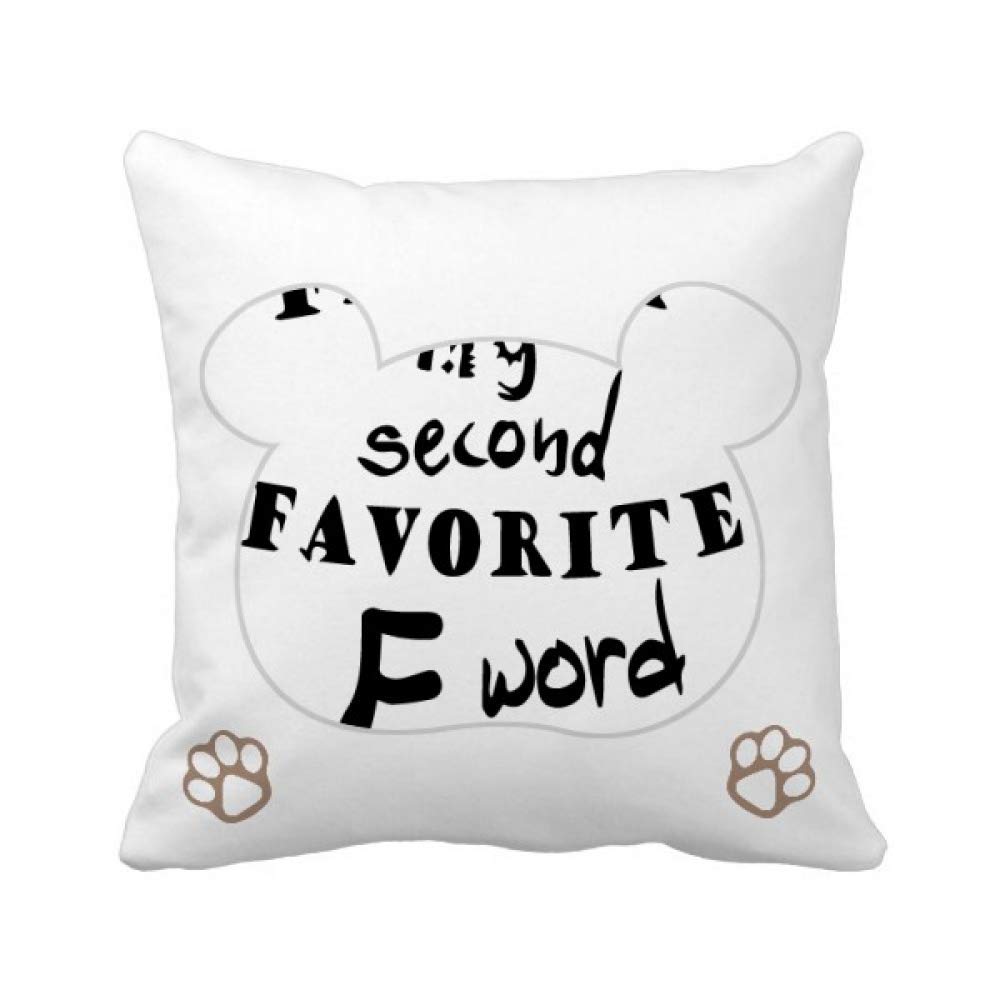 Housse de coussin carrée vendredi message positif pour célébrer le week-end