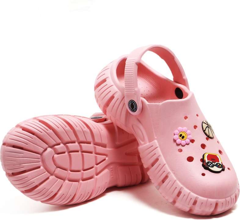 Image of Unisex Kids Clogs Soft Anti Skid Mules Sandals with Adjustable Back Strap Indoor & Outdoor Slipper for Boys & Girls Everyday Use Waterproof Jibbex Slides