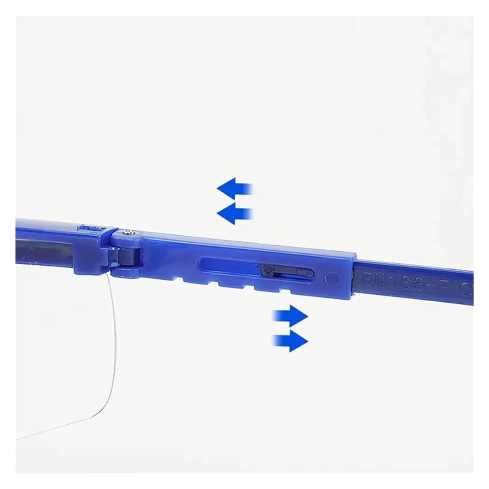 occhiali di sicurezza, 1 pz occhiali protettivi antivento e antipolvere anti-schizzi di sicurezza sul lavoro(Blue)