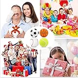 4 Stück Stressball Streßball Knautschball Antistressball lustige Gesichter Softball Squeeze Bälle, Finger Übung / Stress Relief Emotionale Spielzeug - Fußball Basketball Baseball Tennisball