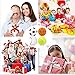 4 Stück Stressball Streßball Knautschball Antistressball lustige Gesichter Softball Squeeze Bälle, Finger Übung / Stress Relief Emotionale Spielzeug - Fußball Basketball Baseball Tennisball
