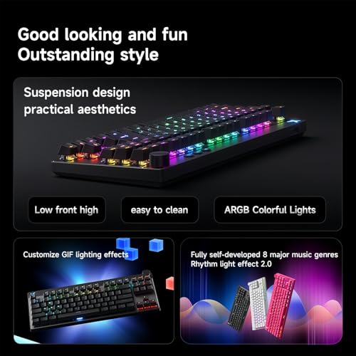 Teclado Gamer Mix 87 Conectividad USB-C TKL miniatura 6