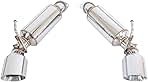 Replacement For 2009-2021 Nissan Z34 370Z STAINLESS STEEL ANODIZED SILVER Muffler Axle Back 4.5