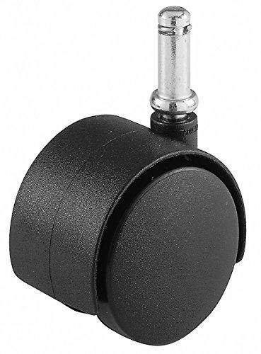 Shepherd Hardware 9741 2-Inch Office Chair Caster, Twin Wheel, 7/16-Inch Stem Diameter, 75-Lb Load Capacity