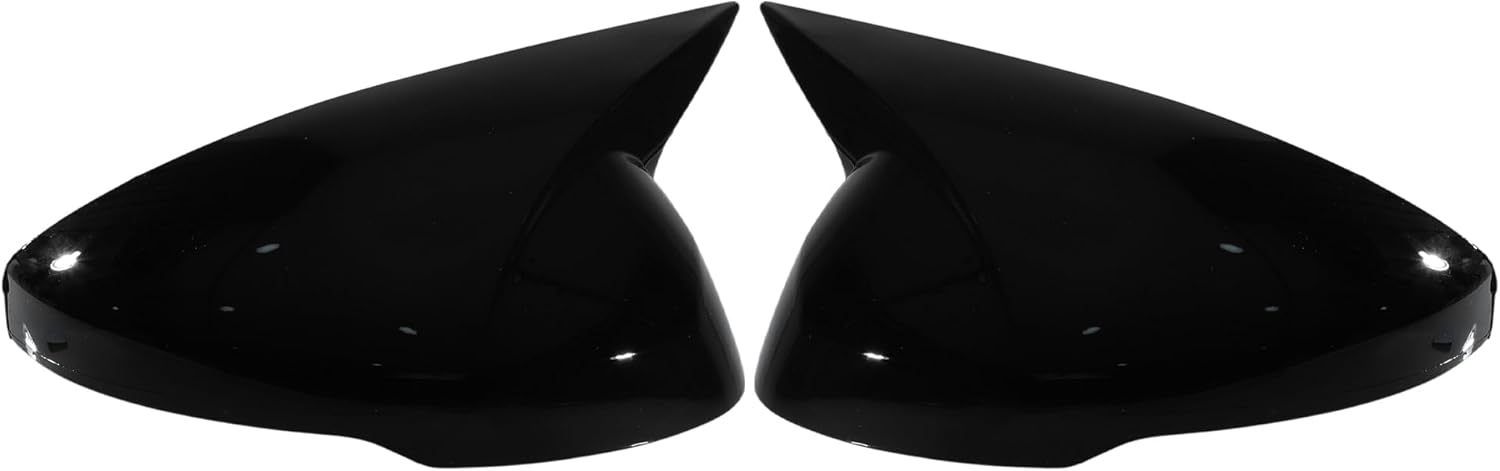 Motoforti 2PCS Left Right Side Ox Horn Wing Mirror Cover Cap for Honda Civic 11th 2022-2025, Car Rear View Mirror Cover, Exterior Door Rearview Mirror Housing, Driver Passenger Mirror Cap