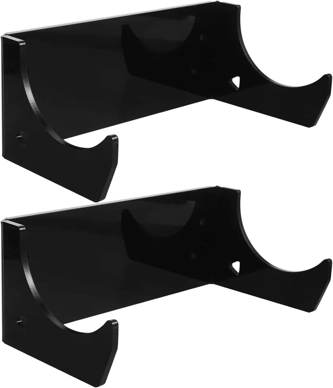 2pcs Rolling Pin Stand Wall Mount Rack Decorative Kitchen Storage for Baking Tools Hooks for Utensils