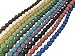 100pcs Mixed Color lava stone beads , round shape lava beads - 8mm,10mm,12mm you pick (8mm)