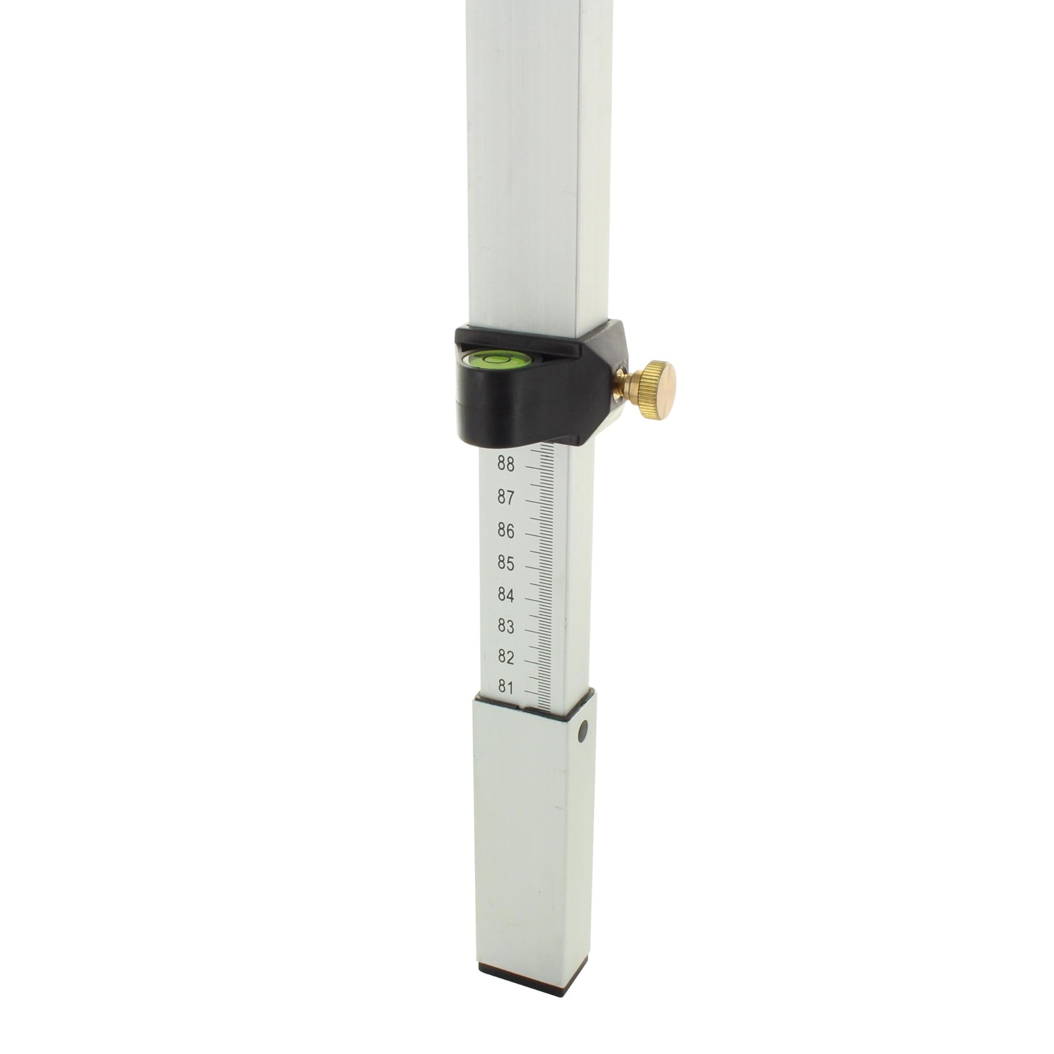 Asta Flexi - Asta di livellamento per laser rotativo con supporto per ricevitore, alluminio anodizzato, 1,31–2,42 m