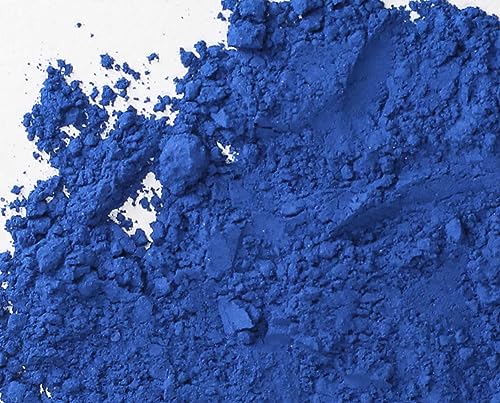 Matte Blue Iron Oxide Powder, Concrete Pigment Powder, Grout Colorant, Color Dye for Cement Stucco Plaster Mortar Paint Coating Wood Stain Putty Epoxy Resin - 5...
